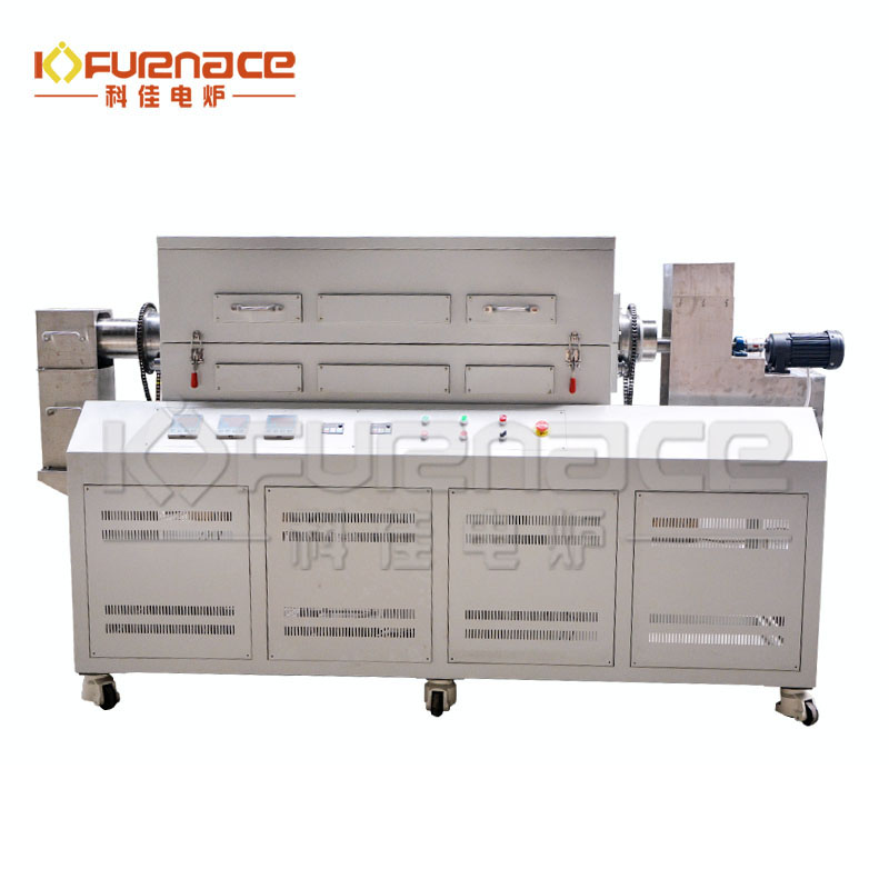 三溫區(qū)自動(dòng)進(jìn)出料旋轉(zhuǎn)管式爐