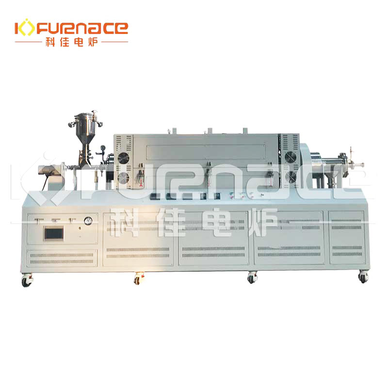 三溫區(qū)可通氣氛旋轉(zhuǎn)管式爐