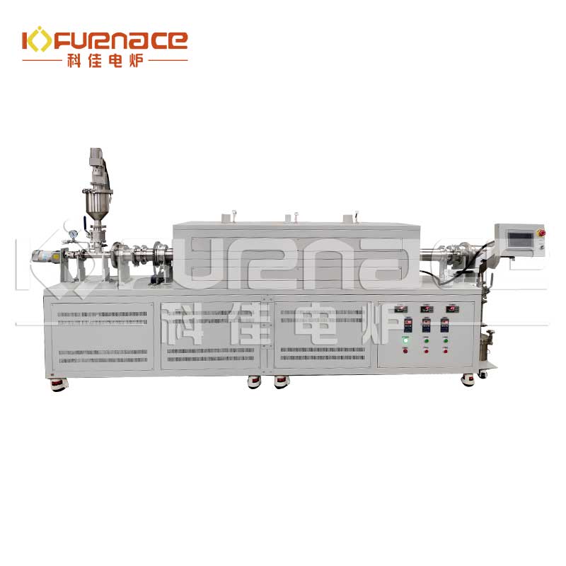自動進出料-三溫區(qū)旋轉管式爐